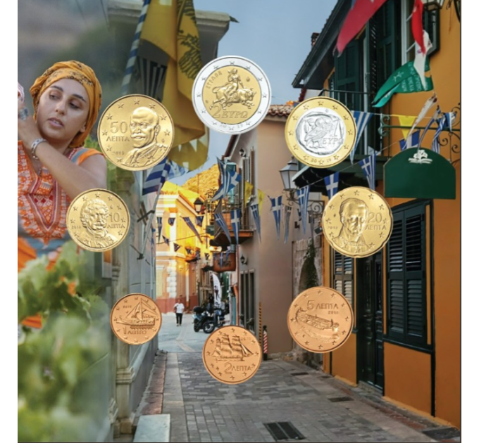 Griechenland euro set BU 2024 - euro set BU - OLYMPIA