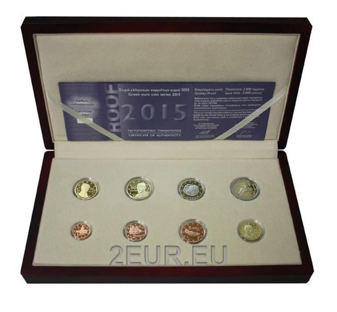 Griechenland 2015 - Euro set proof