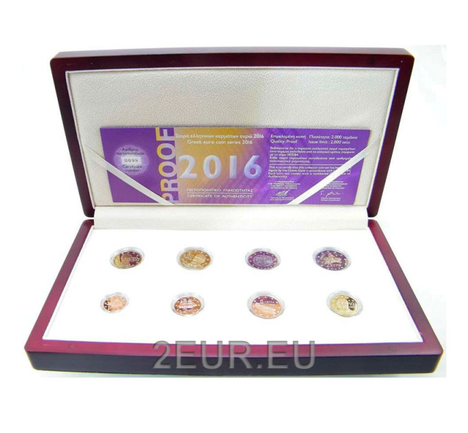 Griechenland 2016 - Euro set proof