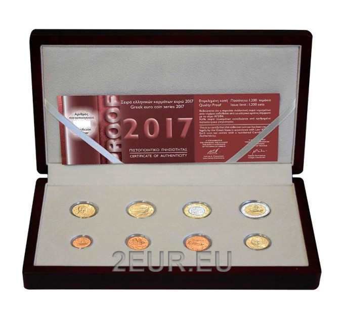 Griechenland 2017 - Euro set proof