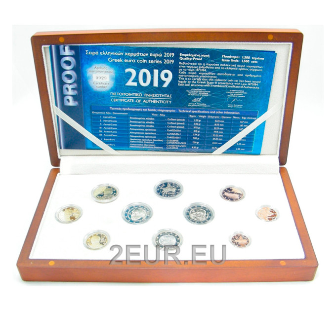 Griechenland 2019 - Euro set proof