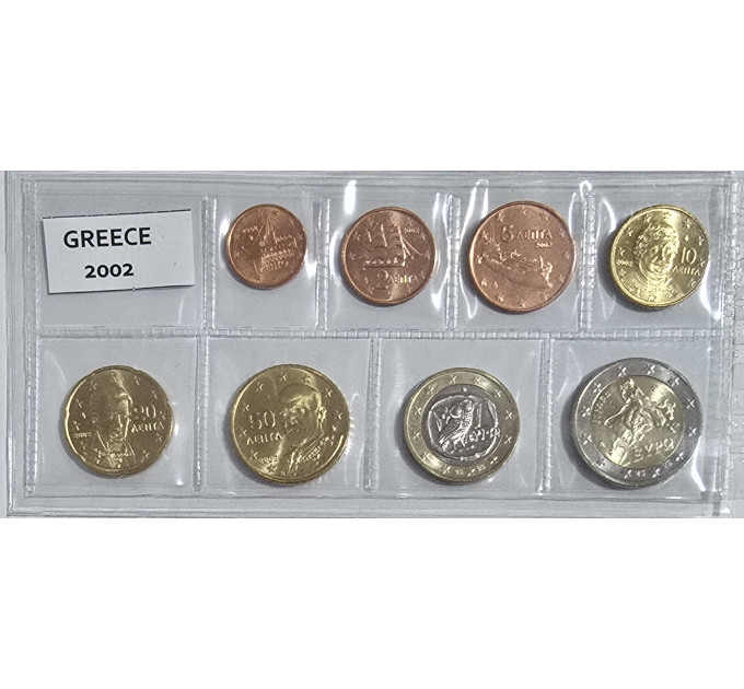 Griechenland euro set UNC 2002  