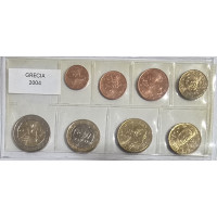 Griechenland euro set UNC 2004