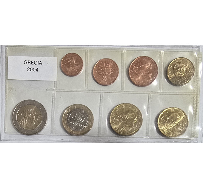 Griechenland euro set UNC 2004