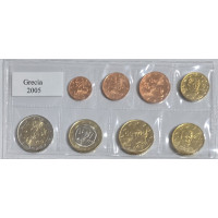 Griechenland euro set UNC 2005
