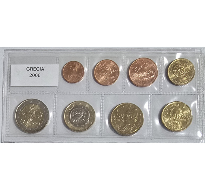 Griechenland euro set UNC 2006