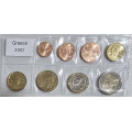 Griechenland euro set UNC 2007
