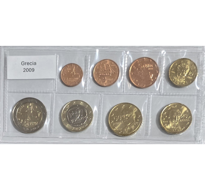 Griechenland euro set UNC 2009