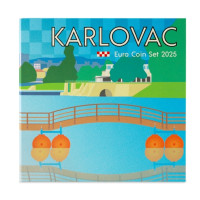 Kroatien euro set BU 2025 - Karlovac