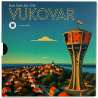 Kroatien euro set BU 2026 - Vukovar