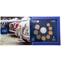 Italien Euro set BU + 5-Euro-Silbermünze 2025 - 120-jähriges Jubiläum des Automobilclubs