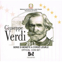 Italien Euro set BU 2013 - Giuseppe Verdi