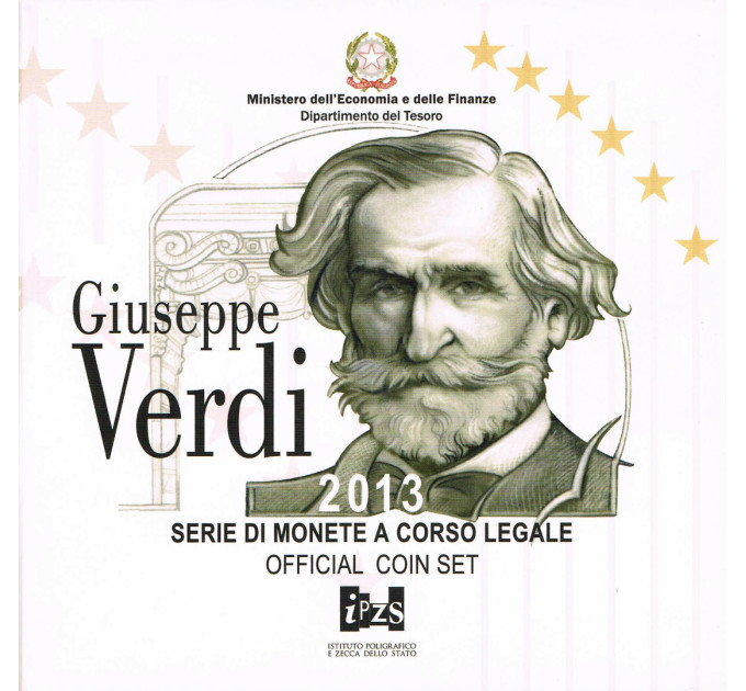 Italien Euro set BU 2013 - Giuseppe Verdi