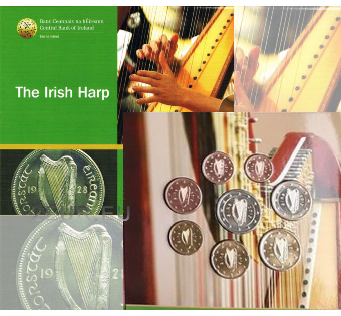 Irland euro set BU 2013 – Die irische Harfe