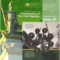 Irland euro set BU 2016 – Ausrufung der Irischen Republik – 100 Jahre seit dem Osteraufstand 1916 in Irland