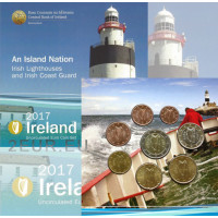 Irland euro set BU 2017 – Leuchttürme und Küstenwache