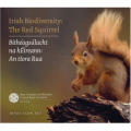 Irland euro set BU 2023 – Biodiversität – Das Rote Eichhörnchen