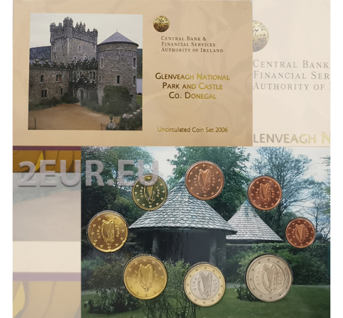 Irland euro set BU 2006 – Kulturerbe – Glenveagh-Nationalpark