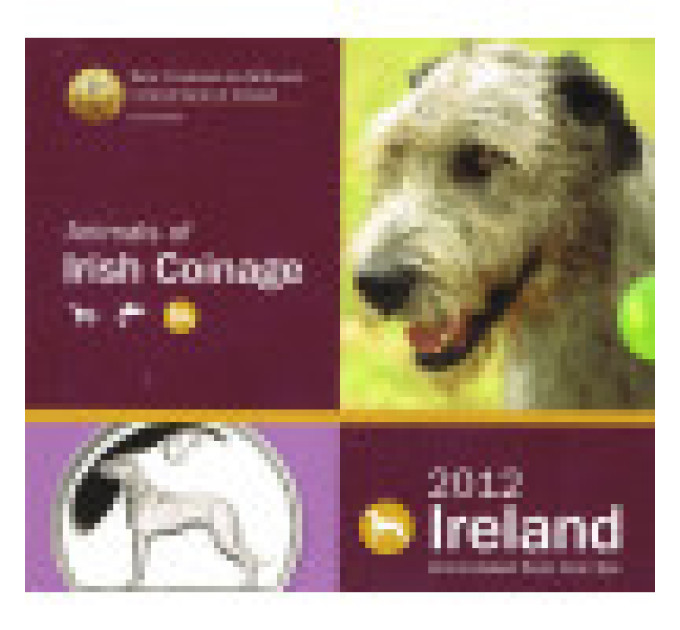 Irland euro set BU 2012 – Tiermotive auf irischen Münzen – Hound