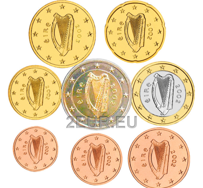 Irland 2002 - Euro set UNC
