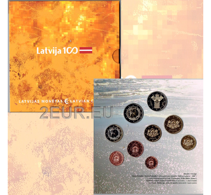 Lettland 2018 - Euro set BU