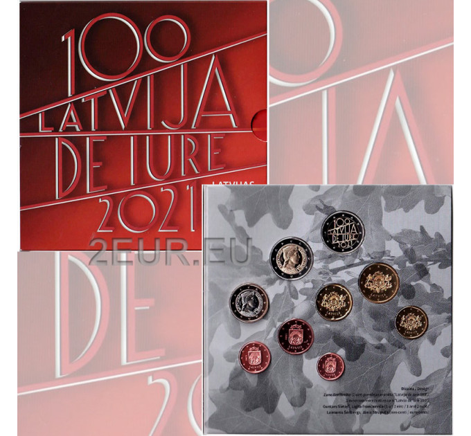 Lettland 2021 - Euro set BU