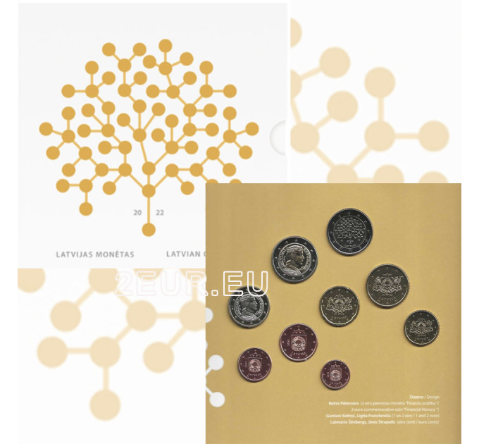 Lettland 2022 - Euro set BU