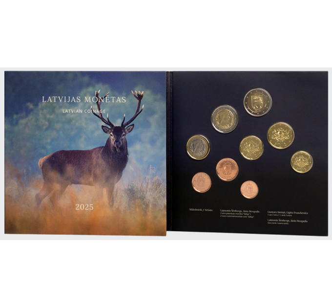 Lettland Euro set BU 2025