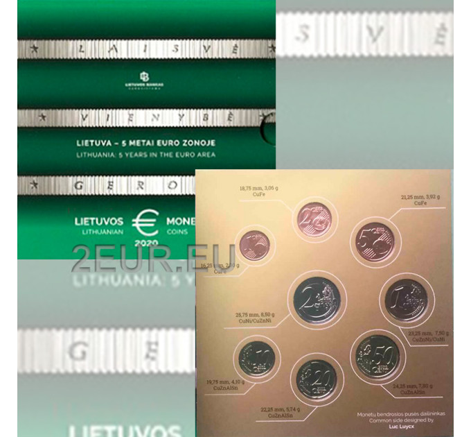 Litauen 2020 - Euro set BU