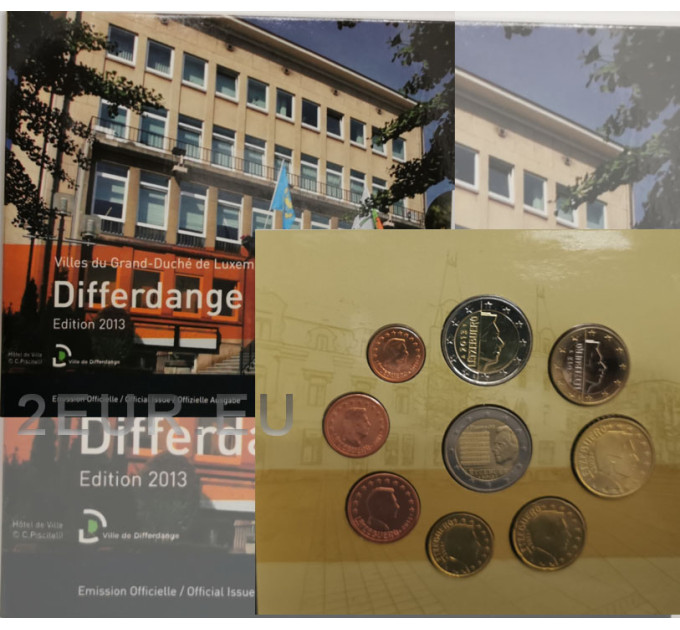 Luxemburg euro set BU 2013 – Stadt Differdingen