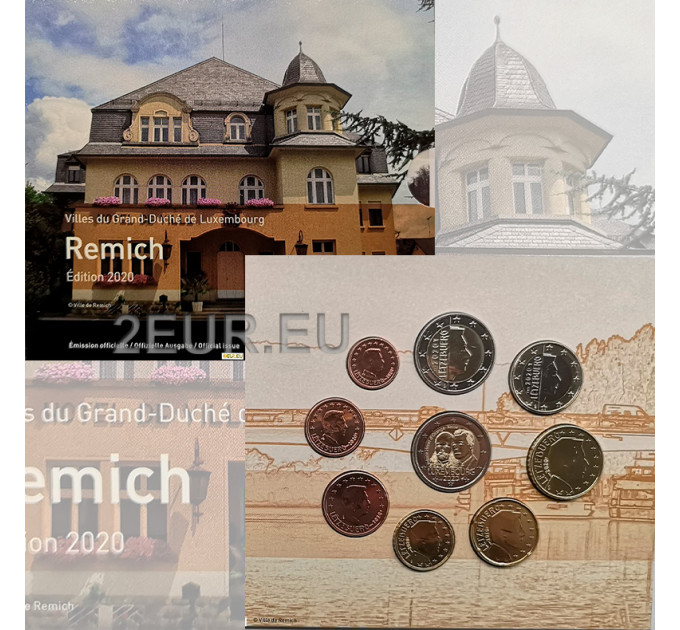 Luxemburg euro set BU 2020 – Stadt Remich