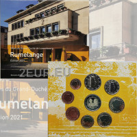Luxemburg euro set BU 2021 – Stadt Rümelingen