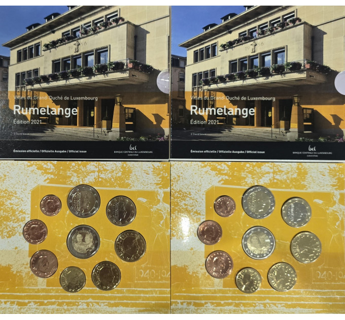 Luxemburg euro set BU 2021 – Stadt Rümelingen