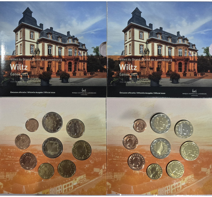 Luxemburg euro set BU 2023 – Stadt Wiltz – Internationales Olympisches Komitee