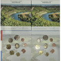 Luxemburg euro set BU 2025 – Stadt Moselle – 2 Euro Schuman + 25e van de troon van Henri