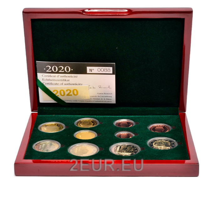 Luxemburg Euro-Münzsatz PP 2020