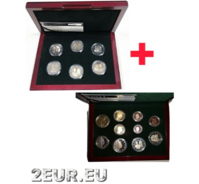 Luxemburg 2019-2021 + Euro coin set proof 2021 