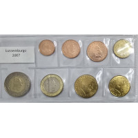 Luxemburg Euro set UNC 2007