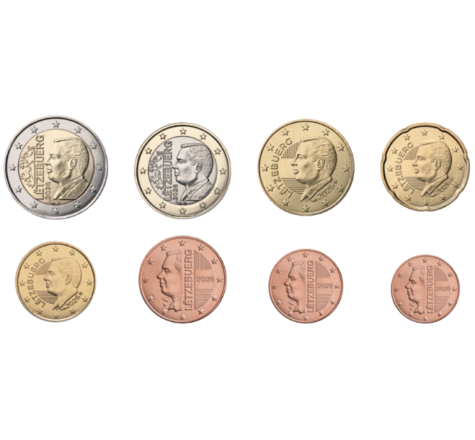 Luxemburg Euro-Set UNC 2026