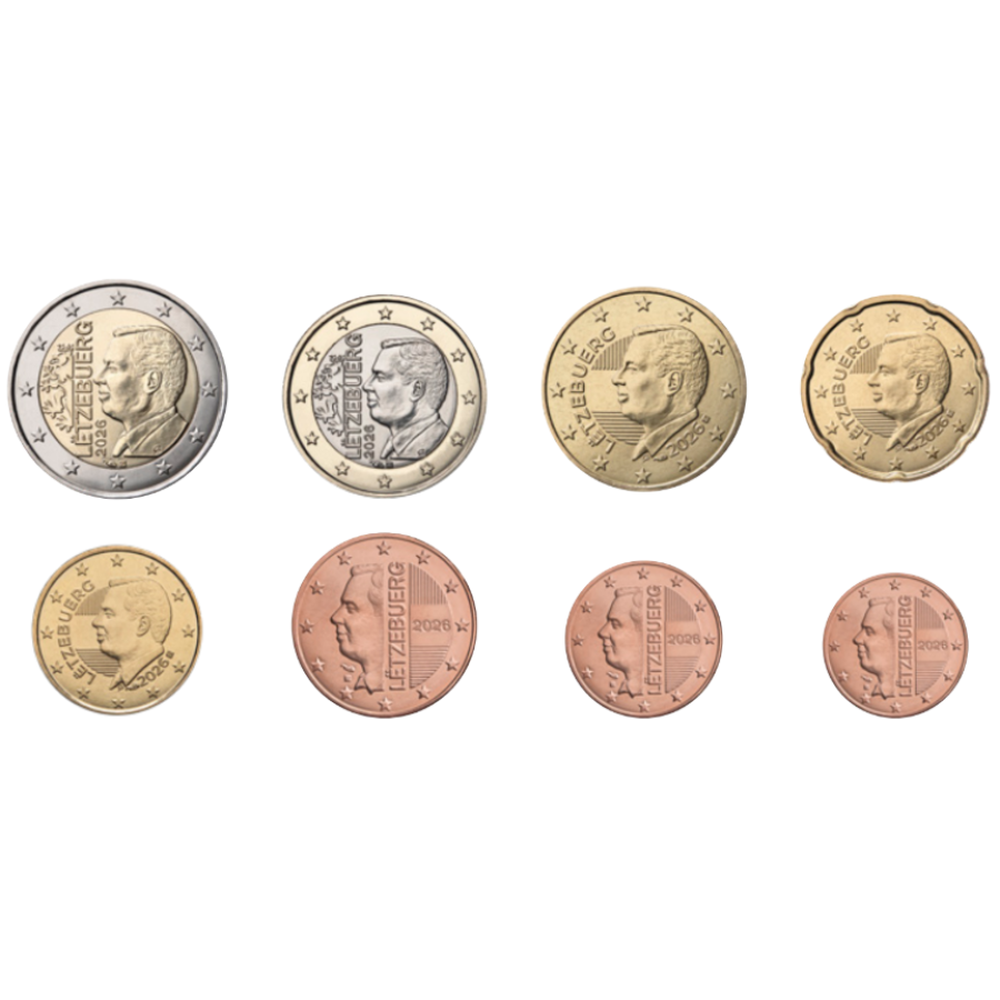 Luxemburg Euro-Set UNC 2026