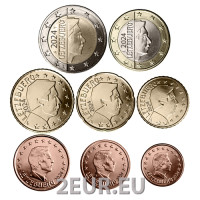 Luxemburg Euro-Set UNC 2024