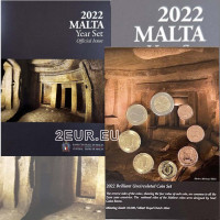 Malta euro set BU 2022 – Hypogäum von Hal Saflieni
