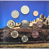 Malta euro set BU 2025 - Ummauerte Städte Maltas – Mdina