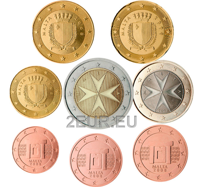 Malta Euro set UNC 2008 