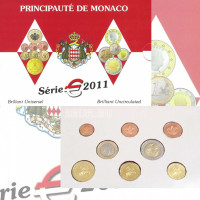 Monaco BU set  2011 - Euro-Münzsatz