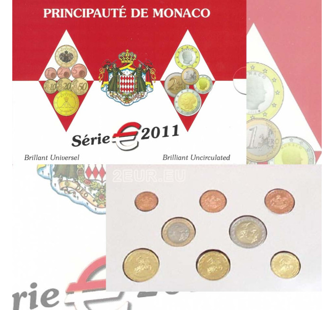 Monaco BU set  2011 - Euro-Münzsatz