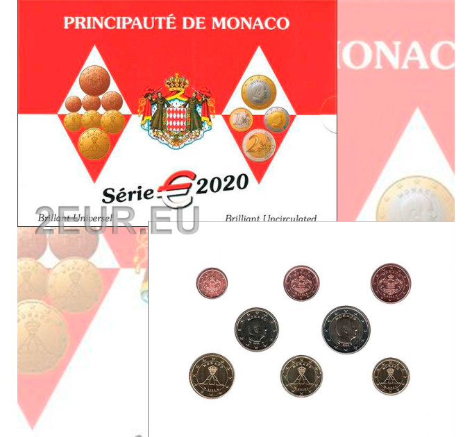 Monaco BU set  2020 - Euro-Münzsatz