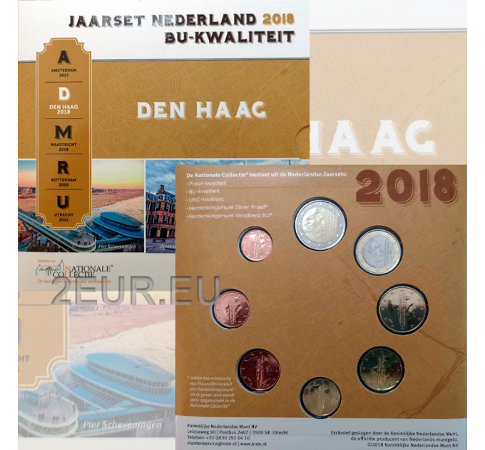 Niederländischer Eurosatz BU 2018 - Den Haag