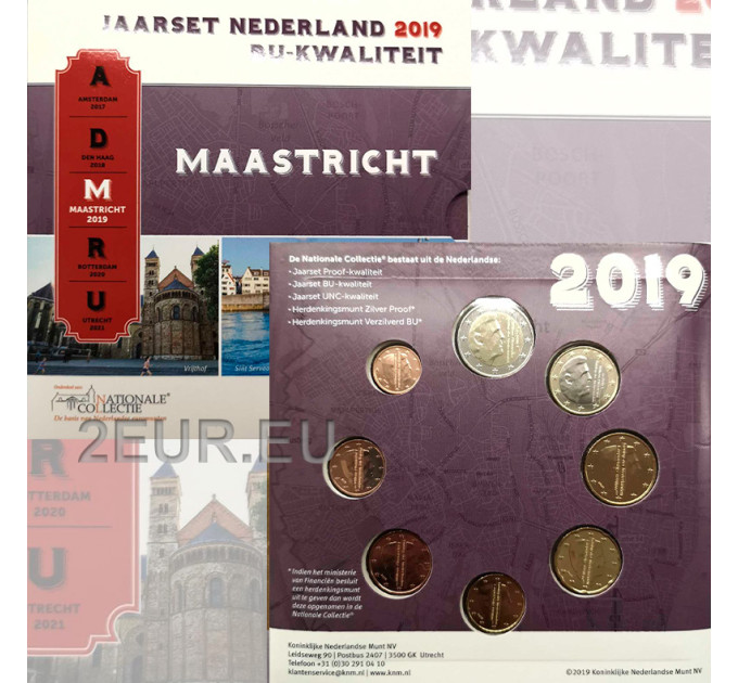 Niederländischer Eurosatz BU 2019 - Maastricht