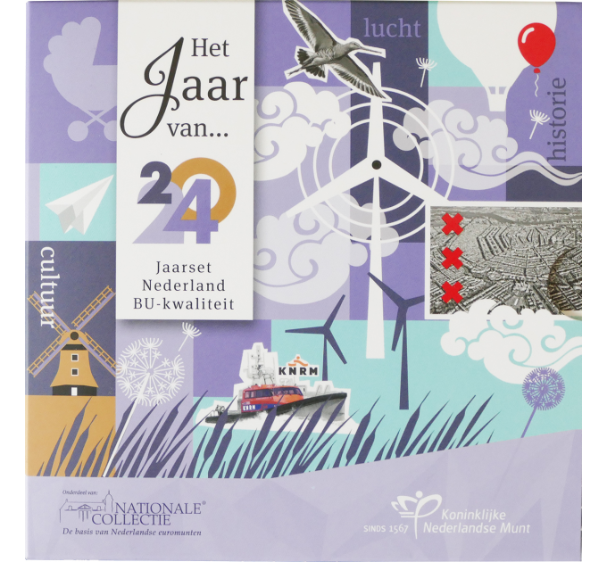 Niederländischer Eurosatz BU 2024 - Elemente - Luft